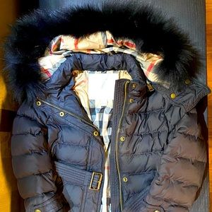 Kids Burberry Puffer Coat 